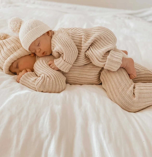 Knitted Ribbed Romper - By Little B's Nursery