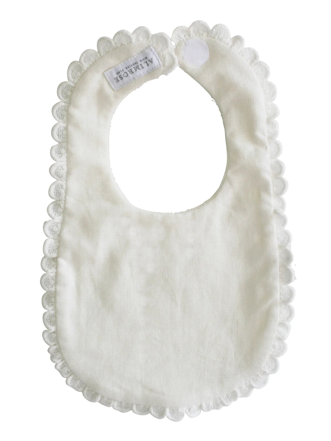 Sophie Bib Ivory Linen - By Alimrose