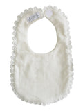 Sophie Bib Ivory Linen - By Alimrose