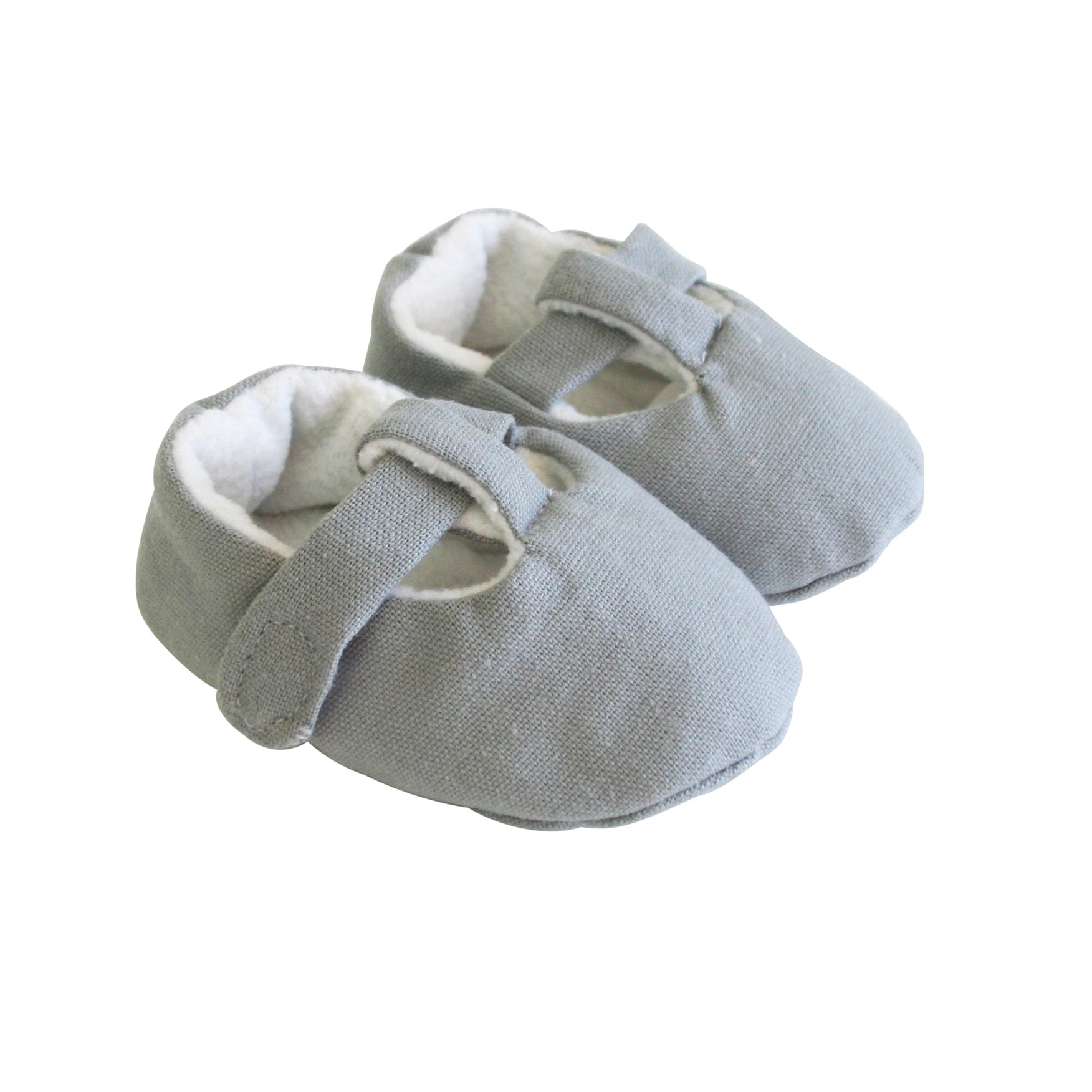 T-Bar Booties Grey - By Alimrose