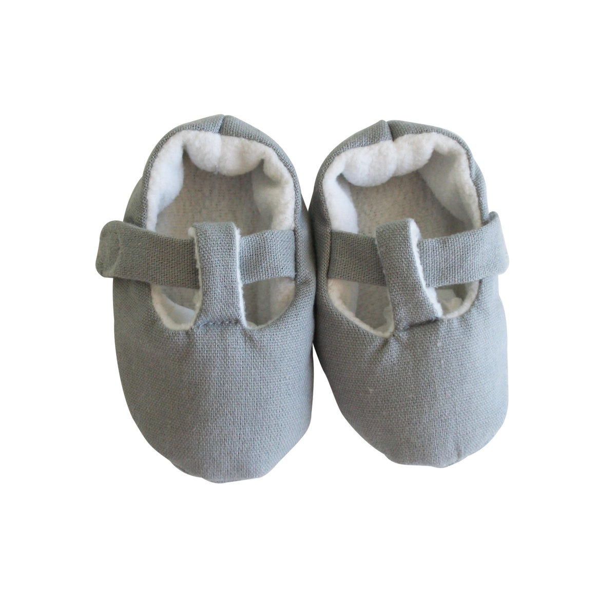 T-Bar Booties Grey - By Alimrose