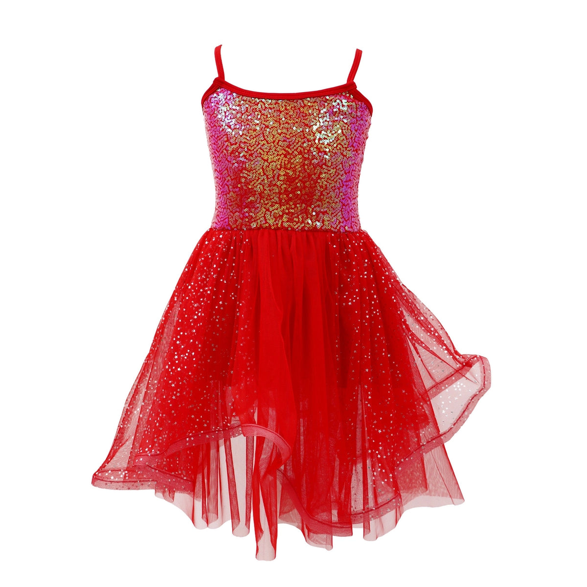 Twinkling Red Dress - By Pink Poppy