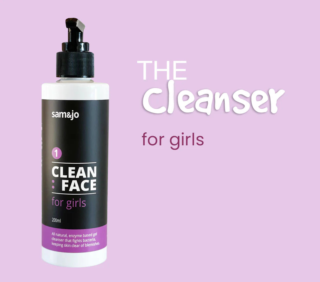 Clean Face Cleanser for Girls By - Sam & Jo