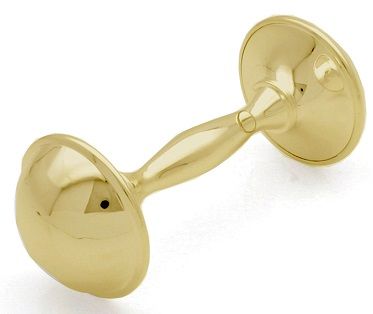 Elegant Gold Plated Rattle - By Simply Elegant