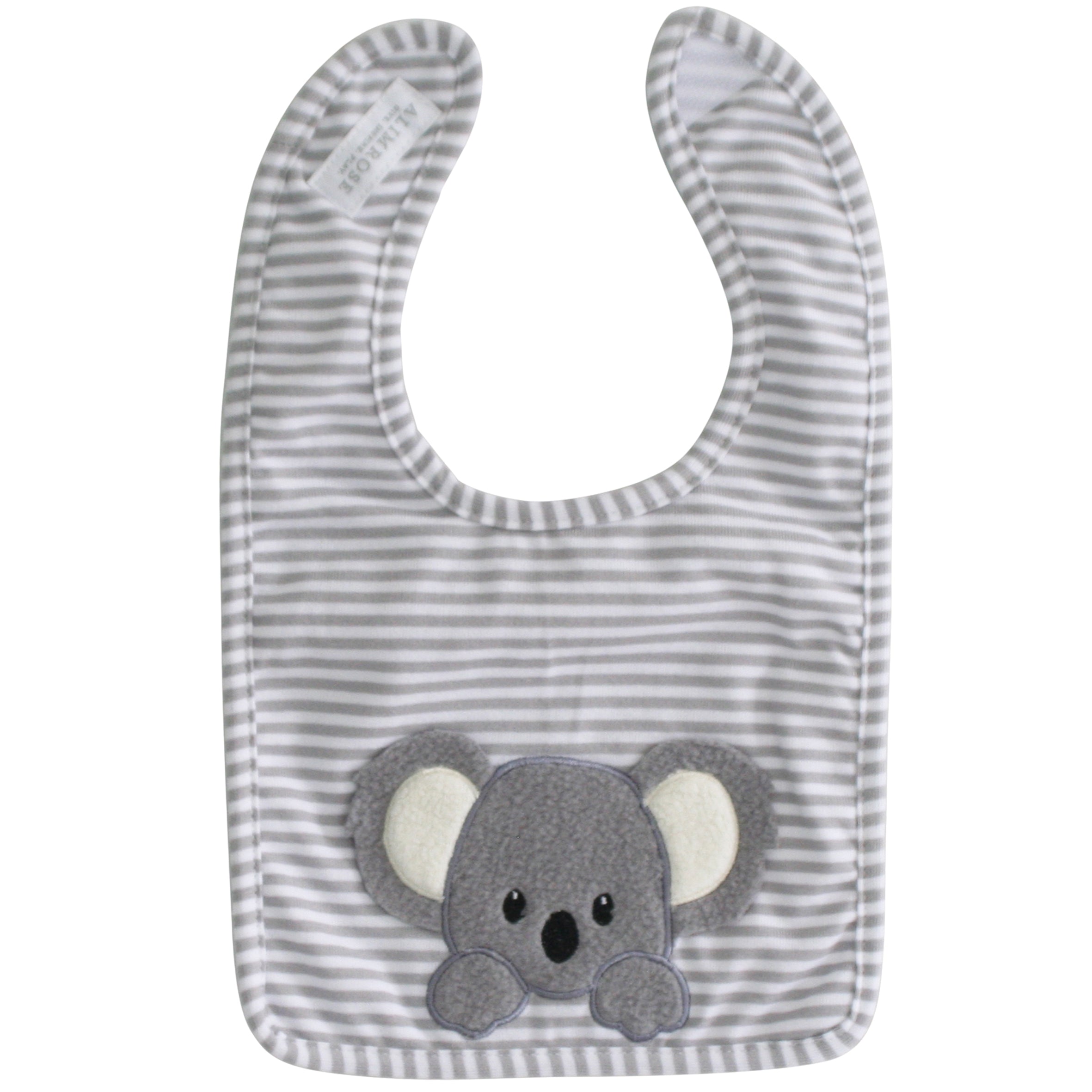 Baby Koala Bib Grey - By Alimrose