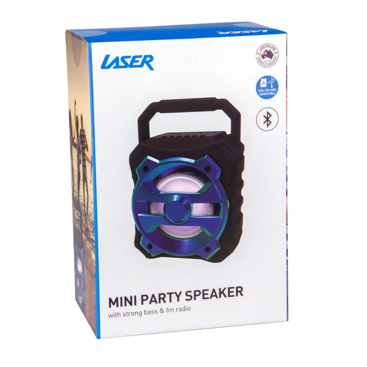 Portable Bluetooth Speaker with FM Radio & USB - By Laser