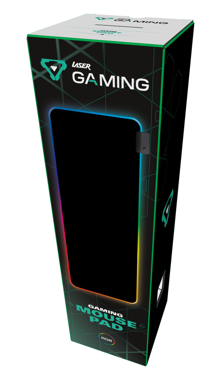 RGB LED Gaming Mouse Pad Extra Large - By Laser