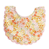 Scallop Edge Bib Sweet Marigold- By Alimrose