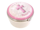 My First Rosary Porcelain Trinket Box - Pink