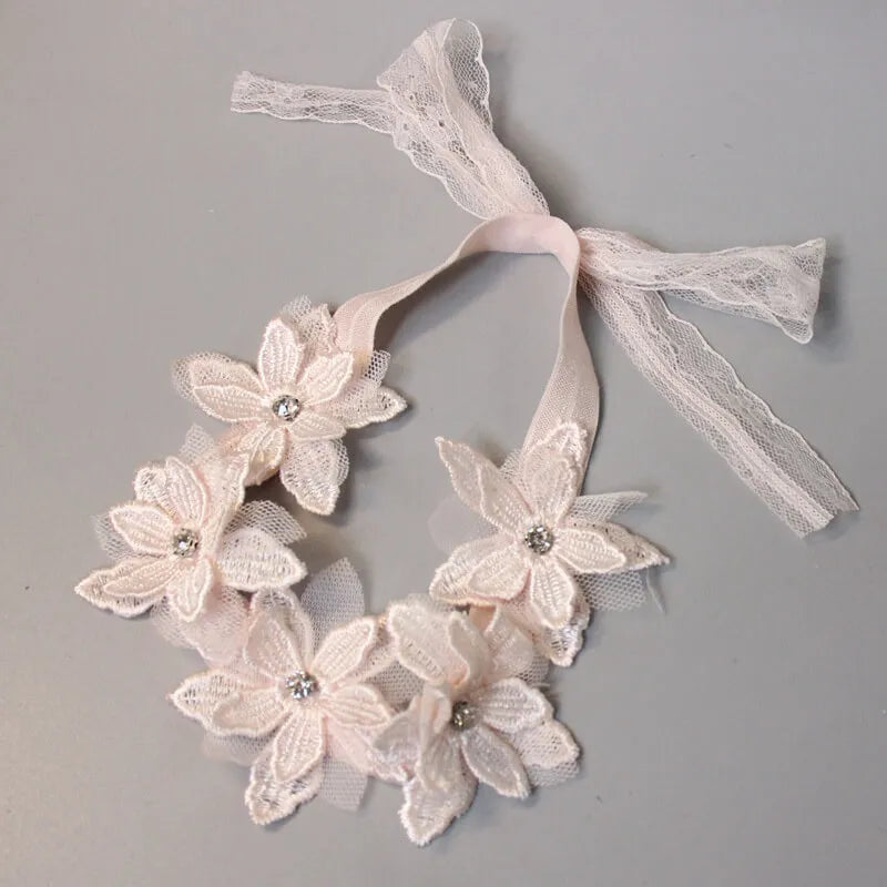 Pink Floral Headband - By Lilvida